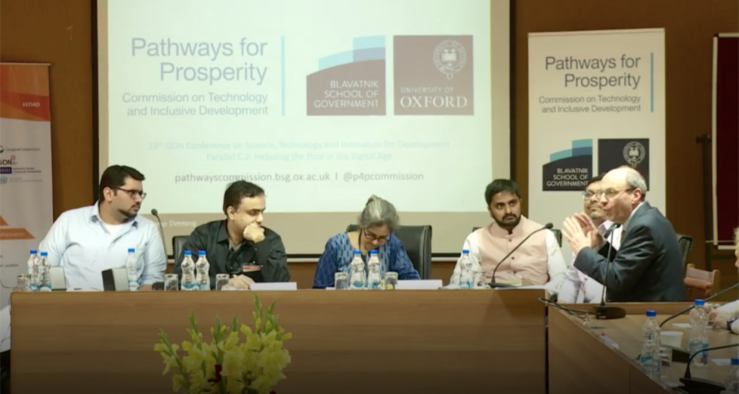 Panel at Pathways Event, New Delhi